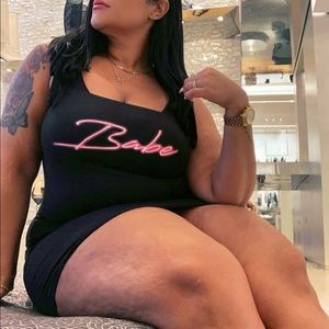 Babe dress from fashion nova